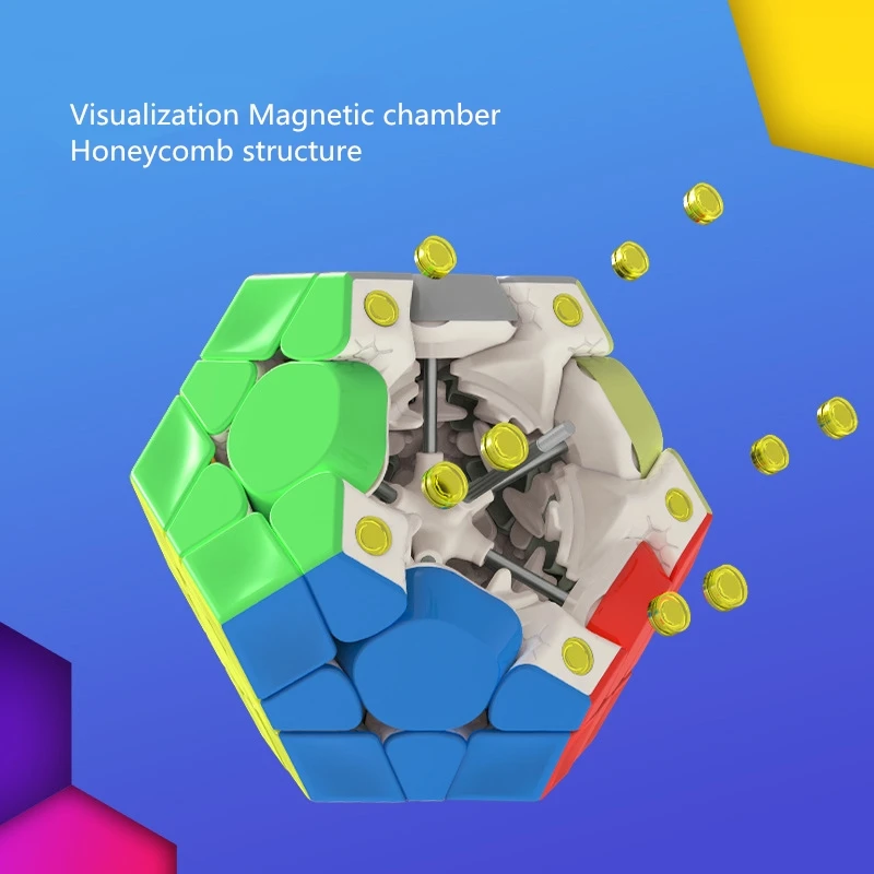GAN new megaminx, волшебные кубики, без наклеек, Профессиональные точные магнитные соревнования, cubo magico, 12 Сторон, головоломка, развивающие игрушки