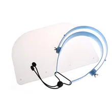 Стоматологический защитный лицевой щиток 1 полка 10 шт. съемный лицевой щиток Анти-туман пылезащитный Сменный Чехол