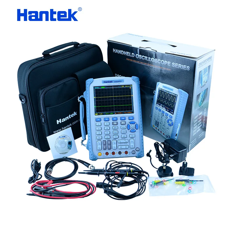 Hantek портативный осциллограф 5 в 1 60 МГц DSO8060 DMM/анализатор спектра/счетчик