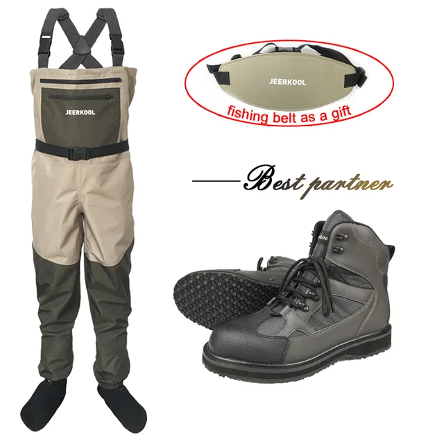 US $125.88 Fishing Clothes Outdoor Waders Fishing Suit Fly Fishing Clothing Hunting Rubber Shoes Winter Fishin