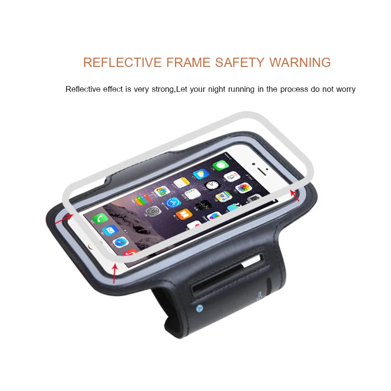 Running Sport Phone Case Armband For Samsung S10 S9 S8 iPhone X Xs Xr 6 7 8 Plus Phone Holder Brassard Arm Band Cases Belt phone armband mobile phone armband phone arm band sports arm bag fitness arm bag