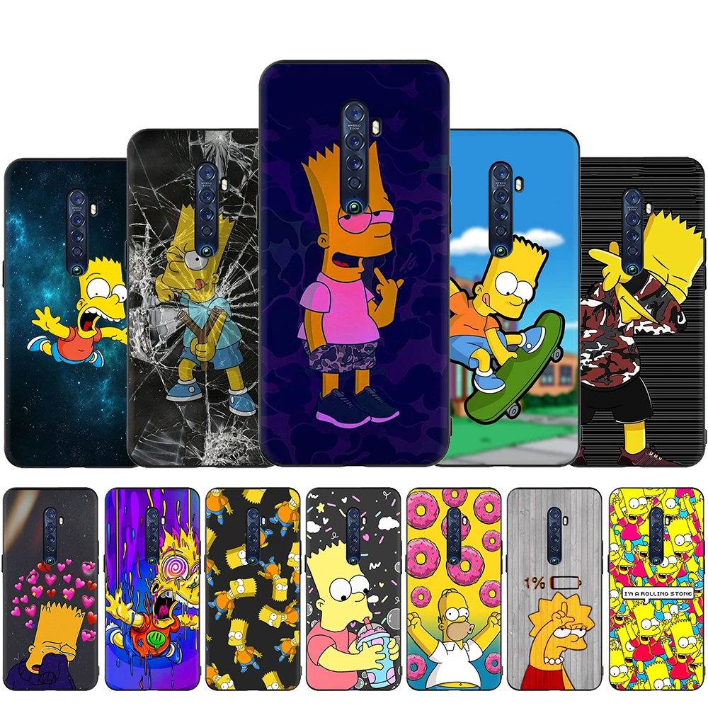 Чехол для телефона Simpson OPPO Reno 2 Z 10X Ace 2Z 2F 3 Pro Realme A5 5 Q X2 XT X50 X Lite|Бамперы| |