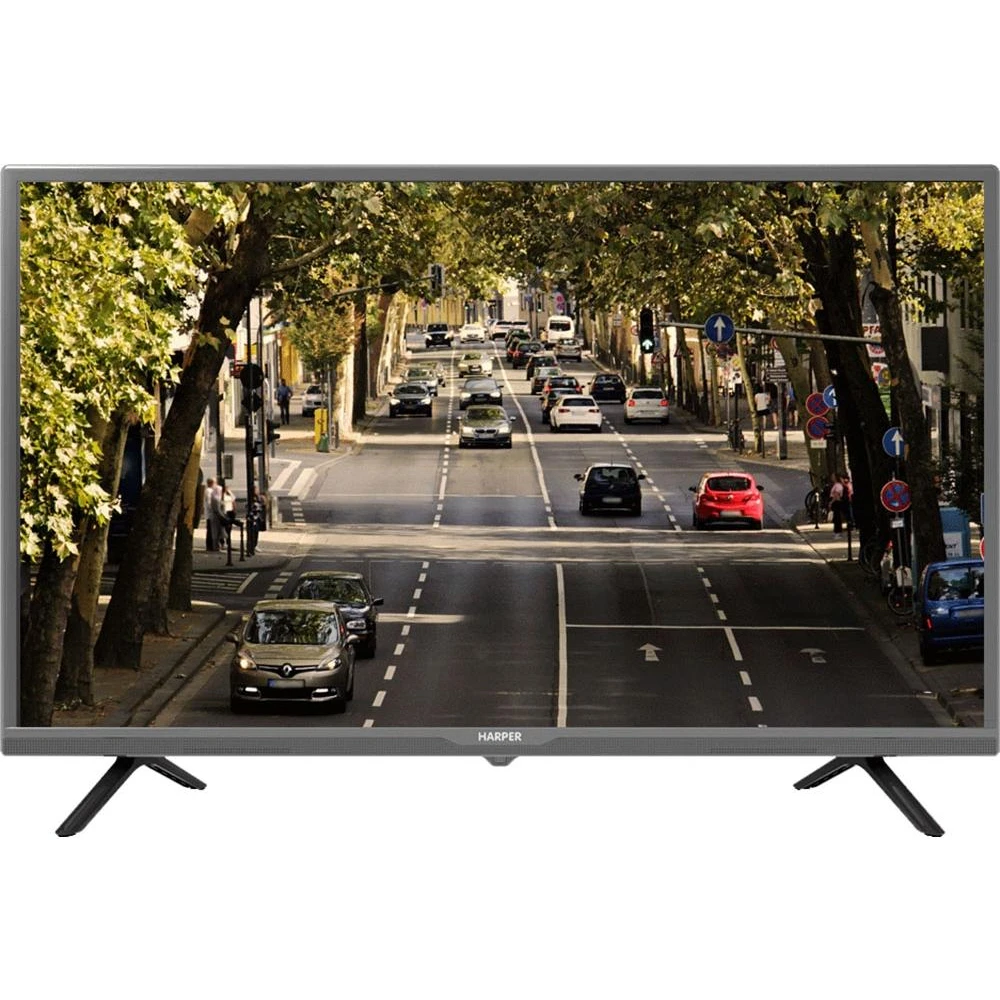 Телевизор HARPER 28R6752T серый (LED 28 дюймов; игровой режим; родительский контроль; функция Time Shift)