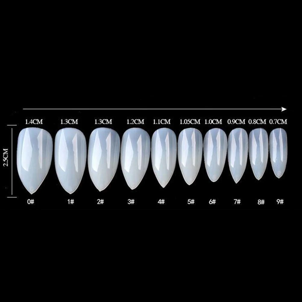 600 шт длинный заостренный поддельный кончик ногтей ногти накладные полное покрытие DIY маникюр декор ногти кончики полное покрытие маникюр накладные ногти