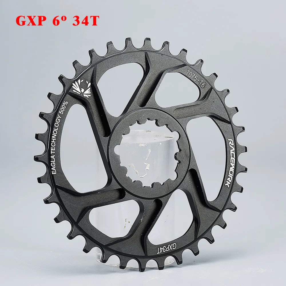 MTB велосипедная цепь узкое широкое кольцо 32T 34T 36T 38T для SRAM GX P XX1 X9 XO X01 GX Eagle NX Crankset 11s 12s - Цвет: 6mm 34T