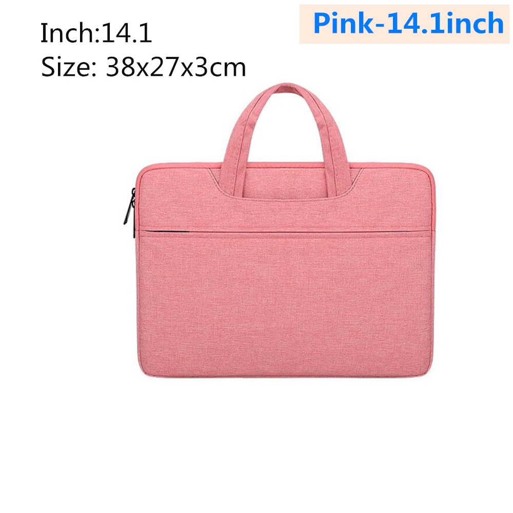Водонепроницаемая сумка для ноутбука, чехол для ноутбука 13,3, 14,1, 15,4, 15,6 дюймов, MacBook для Apple Pro 15,6, чехол для ноутбука - Цвет: Pink-14.1inch