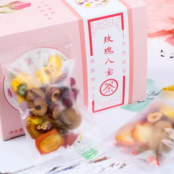 

10bag/box 2020 Natural Babao Tea Includes Longan Rose Jujube Chinese Herbal Tea Helps Digestion, Beauty Tea Skin