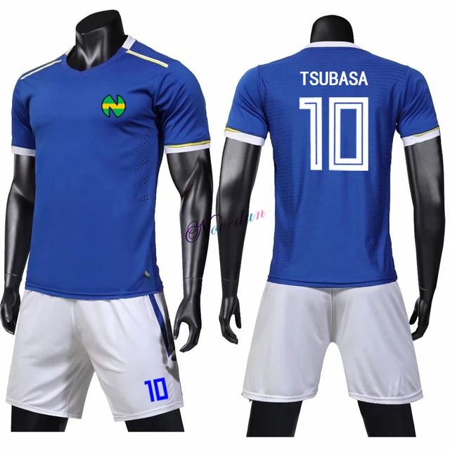 Unisex Anime Captain Tsubasa Cosplay Costume Sports Shirt Shorts Uniform  Jersey