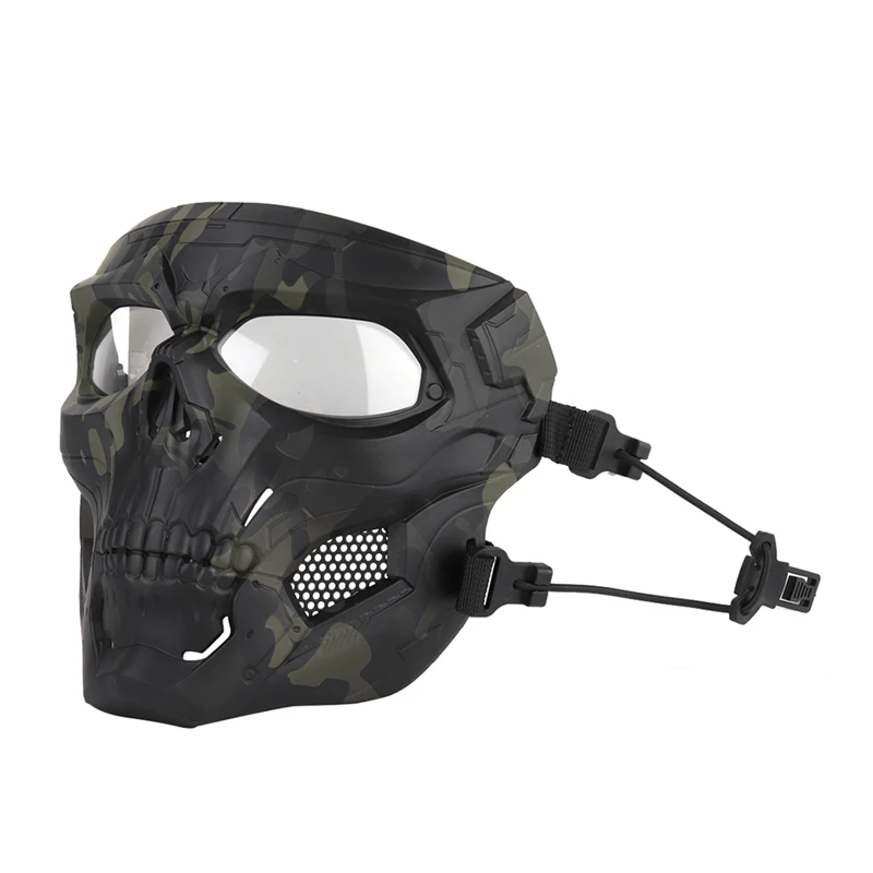 Персональная страшная тактическая маска в форме черепа, прочная ударопрочная защитная маска для страйкбола, вечерние костюмы для косплея на Хэллоуин