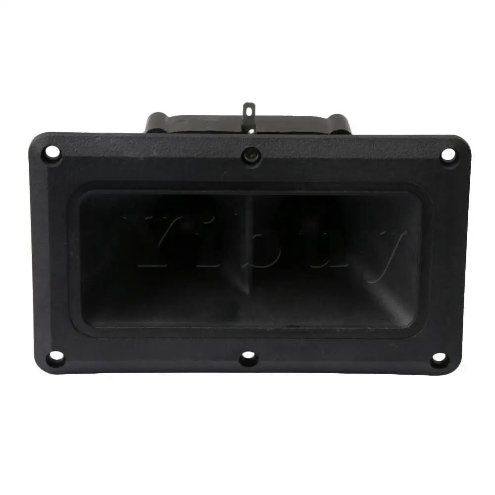 

Yibuy Black Plastic Piezo Dual Horn Speaker Tweeter Piezoelectric Head Driver