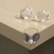 Protector de silicona de seguridad para bebés, 4 Uds., cubierta de protección de bordes de esquina de la Mesa, bordes anticolisión para niños