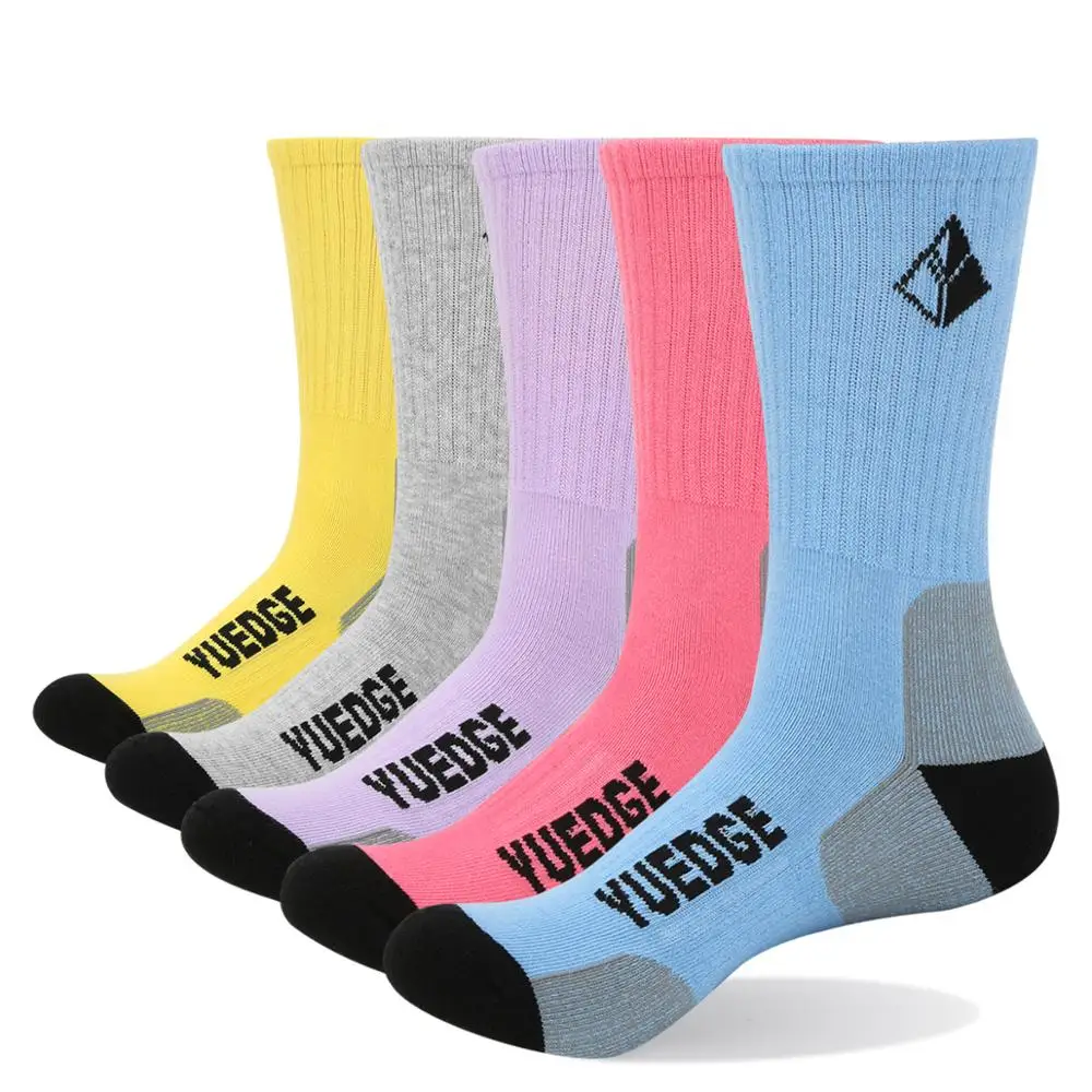 YUEDGE 2019New осенне-зимние женские милые Мультяшные носки из чесаного хлопка забавные счастье кавай носки женские модные носки подарки