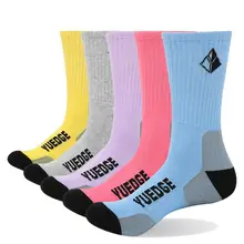 YUEDGE 2019New осенне-зимние женские милые Мультяшные носки из чесаного хлопка забавные счастье кавай носки женские модные носки подарки