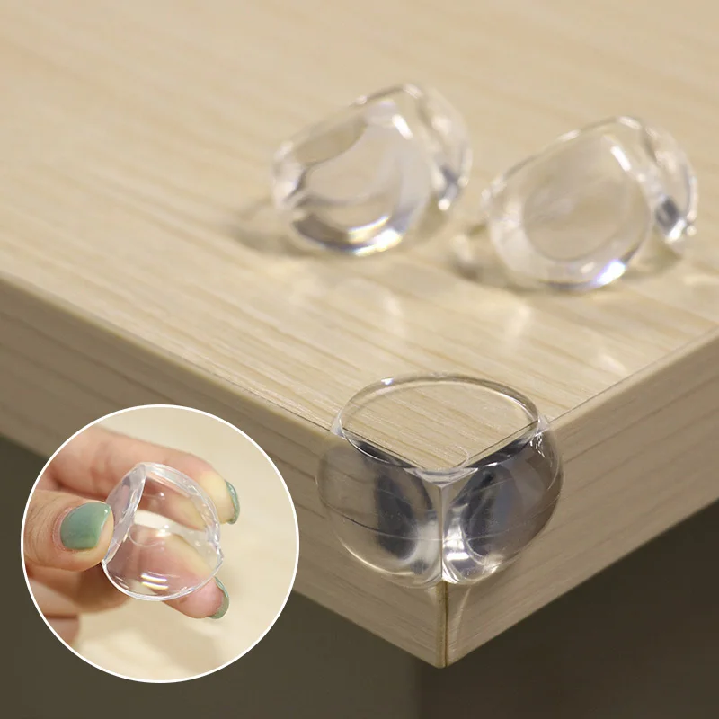 4 Pcs Child Baby Safety Silicone Protector Table Corner Edge Protection Cover Children Anticollision Guards Home | Мать и ребенок