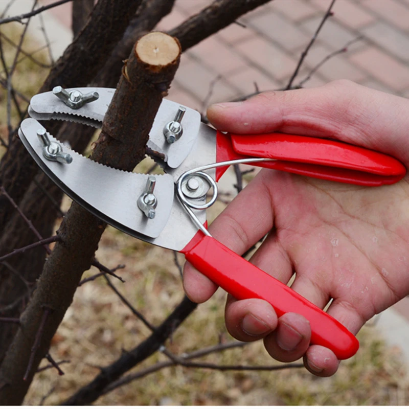 

Fruit Tree Bark Ring Cutter Garden Grafting Branches Stripper Stripping Scissors Round Shears Trimming Knife Cutting Tools