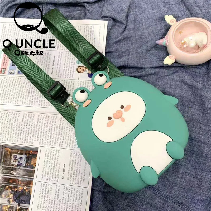 Q UNCLE Animal силиконовый рюкзак с мультяшным рисунком школьная сумка через плечо