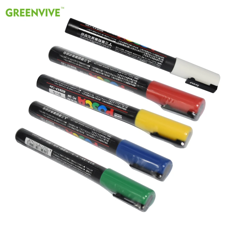 

5PCS/Lot POSCA 5M Queen Marker Pen Non-toxic for Beekeeping Queen Rearing