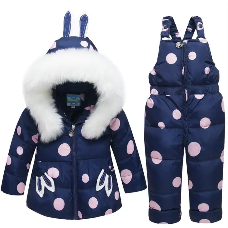 

2020 New Children Winter Warm Down Jacket Coat Baby Girl Clothes Overcoat -30 Degrees Parka Kids Ski Wear Snow Clothing Set