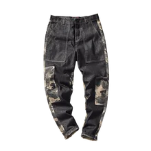 Мужская модная уличная одежда для мужчин s Camoflague Jogger брюки молодежные повседневные штаны с завязками на лодыжке Брендовые брюки карго больших размеров XXXXXL