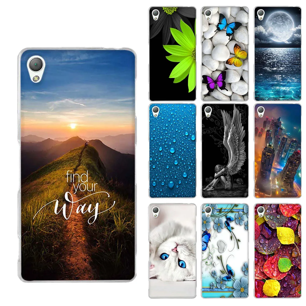 Чехол для Sony Xperia Z3 силиконовая задняя крышка бампер D6603 D6643 D6653 D6633 Capa чехол с