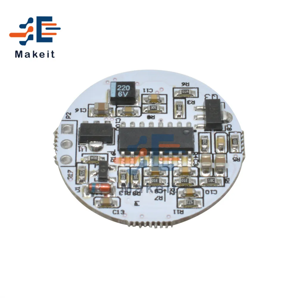 Modulo sensore Radar a microonde 3-12W modulo interruttore a microonde a LED bianco lampada sferica modulo lampada a induzione con Antenna a Micro onde - immagine 3