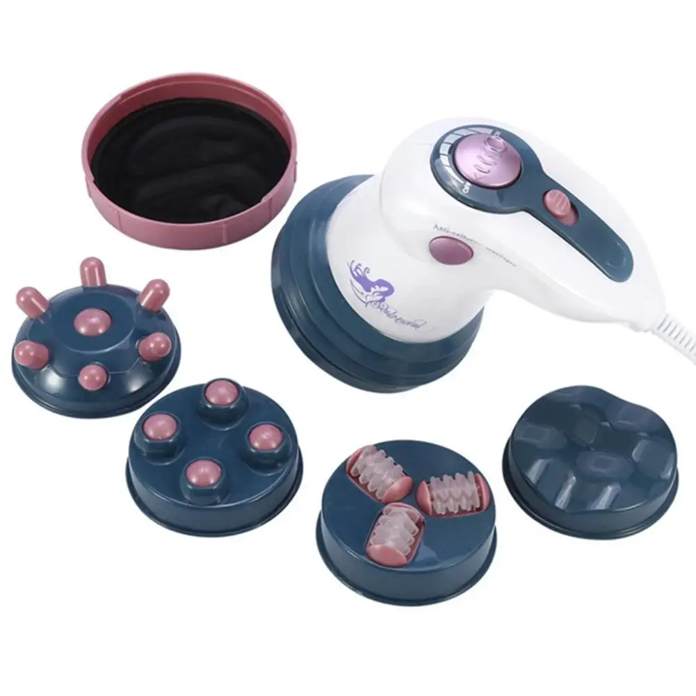 Electric Anti Cellulite Machine Body Massager Roller Slimming Abdomen Neck Infrared Massage Relax Relieve Constipation Soreness