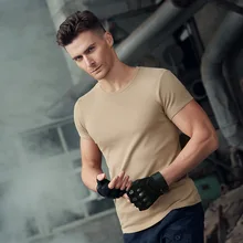 Уличная Военная Тактическая мужская из чистого хлопка дышащая тонкая рубашка с коротким рукавом армейская рубашка походная рыбацкий трекинговый охотничья футболка