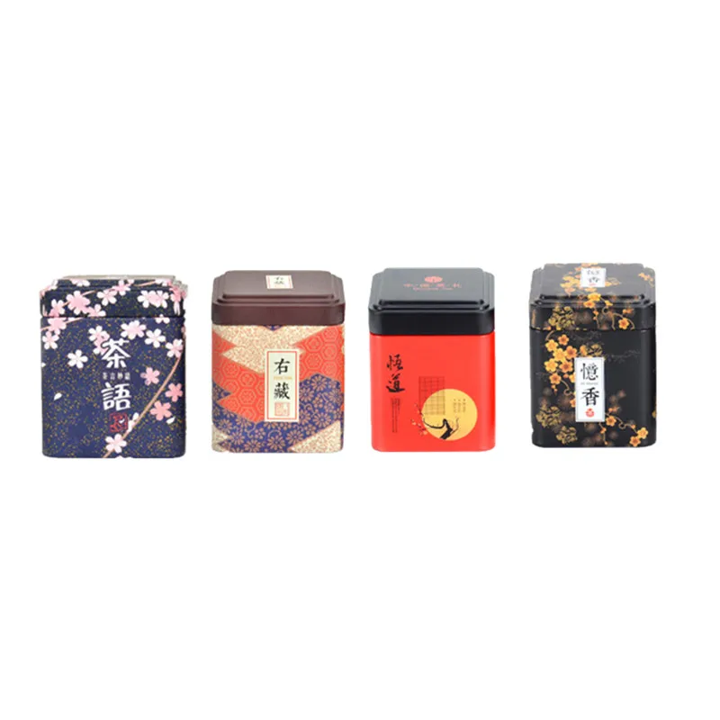 Xin Jia Yi упаковочная металлическая Оловянная коробка Puer Flower контейнер для хранения