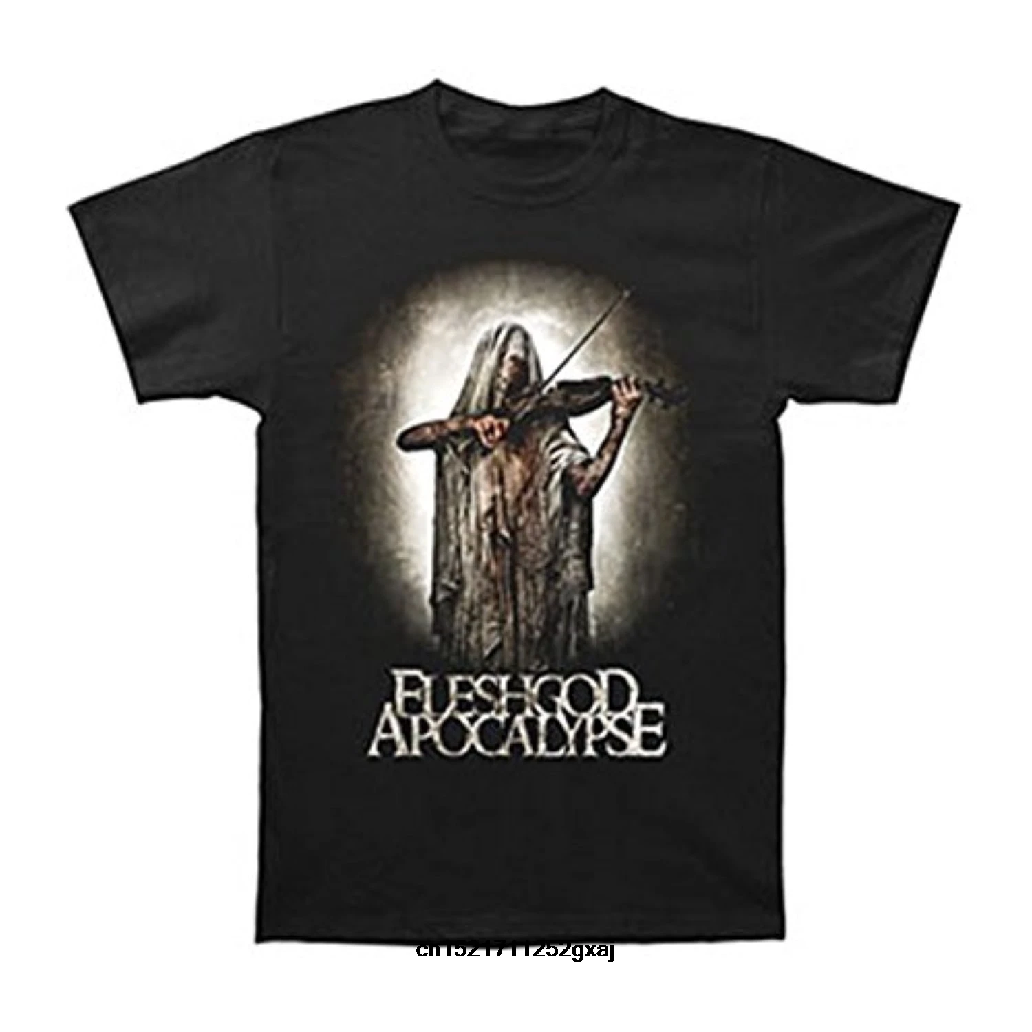 Мужская футболка Fleshgod Apocalypse s кровавый скрипач повседневная черная забавная