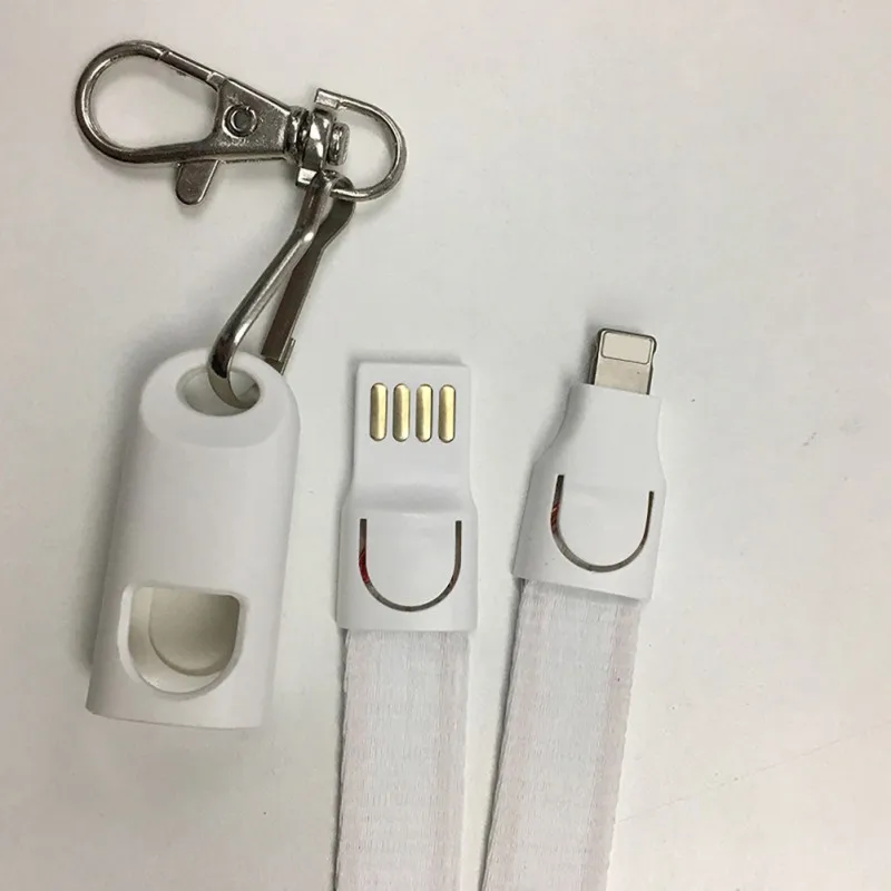 Зарядный кабель шейный ремешок съемный шейный Шнур для IPhone Micro-usb type-C