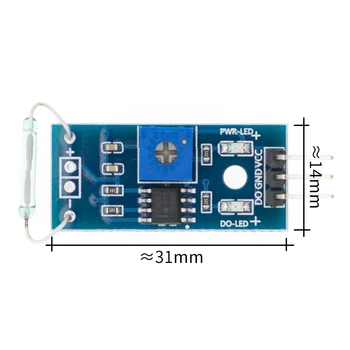 

100Pcs/LOT Reed Sensor Module Magnetron Module Reed Switch Magnetic Switch Hot Worldwide