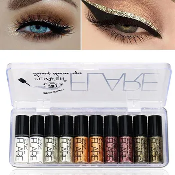 

Shimmer Liquid Eyeliner 5 Colors set Metallic Shiny Smoky Eyes Eyeshadow Waterproof Glitter Makeup Eyeshadow