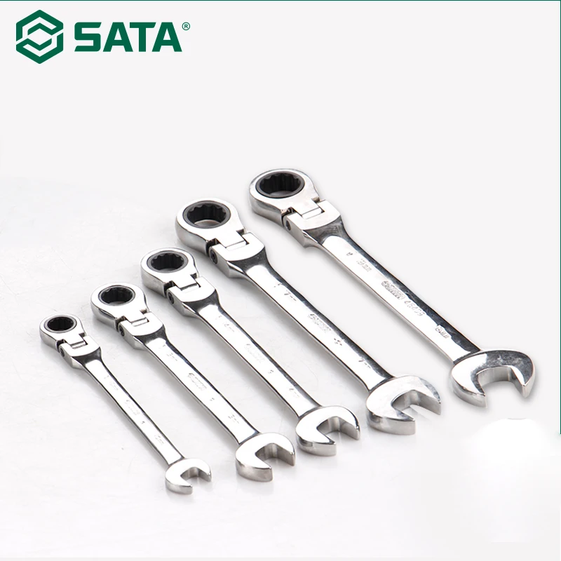 Ключ с храповым механизмом SATA полностью полированный ручной инструмент для