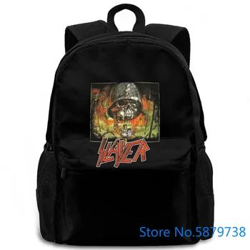 

SLAYER "IMPALED SKULL" BLACK NEW OFFICIAL THRASH METAL New women men backpack laptop travel school adult student