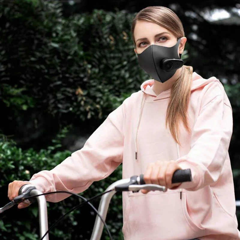 PM2.5 Electric Mask with Rechargeable Filter Intelligent Breathing Valve Anti-Dust Industrial Electronic Protective Mask