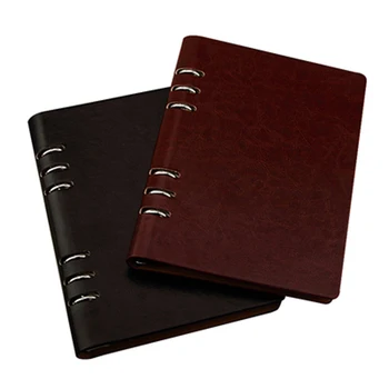 

A5 Light luxury office Business High-grade Meeting Loose Leaf Binder Spiral Notebook 6 Hole Metal buckle Diary planner Agenda