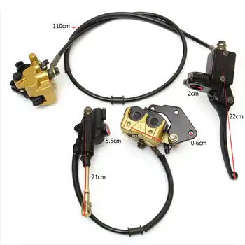 

New 2x 12mm Universal Motorcycle Pit Bike Front & Rear Brake Caliper Set For 50cc 110cc 125cc Pitbike Motorbike Brakes Caliper