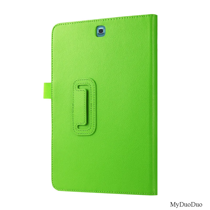 Чехол для планшета для samsung Galaxy Tab A T550 T555 SM-T550 9," Откидная подставка из искусственной кожи, умный чехол, защитная оболочка+ пленка+ стилус - Цвет: green