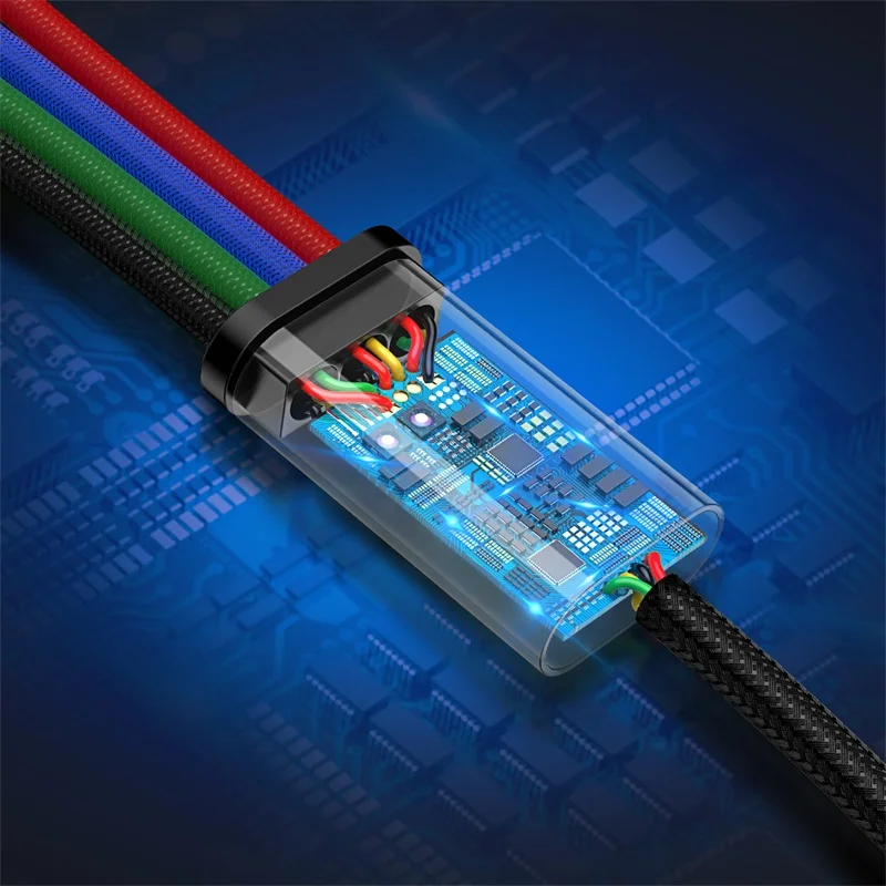 Usb-кабель Moucit 4 в 1 type C для iPhone X xs max зарядный кабель Micro USB кабель для samsung Galaxy S9 S8 Plus для xiaomi huawei