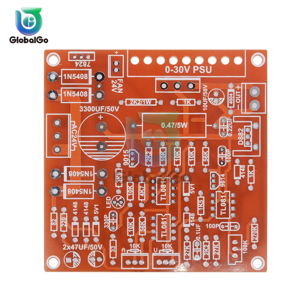 Светодиодный дисплей 0-30 в 2mA-3A DC Регулируемый источник питания DIY Kit непрерывная Регулируемая защита от тока для школьной лаборатории