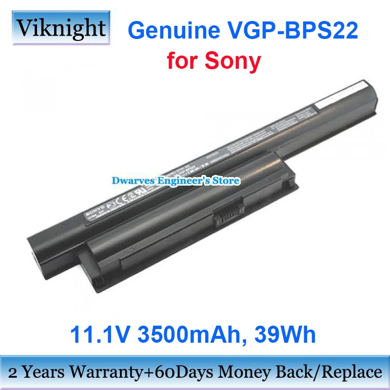 Genuine VGP BPS22 11.1V 3500mAh Laptop Battery for Sony VAIO PCG 61211M  EB13 EB15 VPC EB16FG/L VGP BPS22A VGP BPL22 PCG 61611M|Laptop Batteries| -  AliExpress