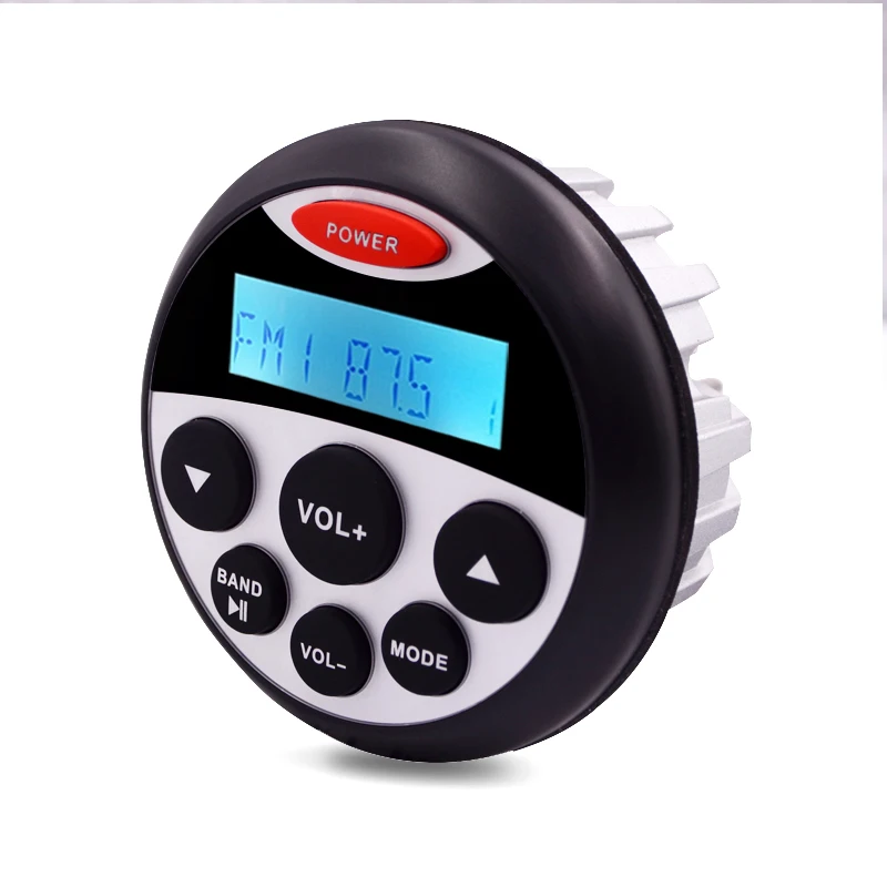 Водонепроницаемый морской Bluetooth стерео радио FM AM аудио mp3 плеер + 4 "морские
