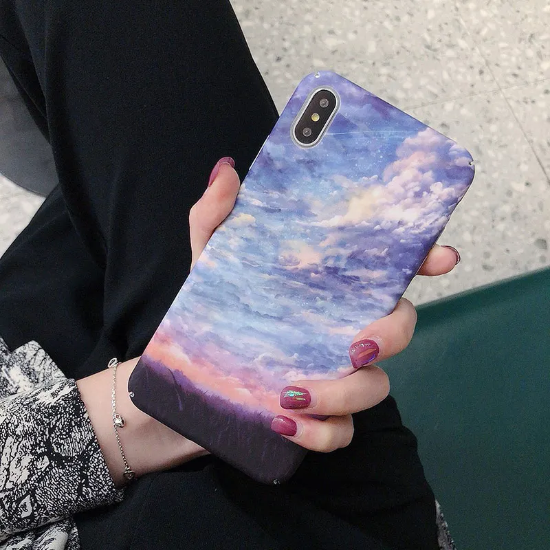 Жесткие ПК-Чехлы для huawei P30 P20 lite Коврики 20 Pro небо облако для Honor 8X 10Lite V20 20 Nova 3 3i 4 5Pro 5i задняя крышка - Цвет: 8