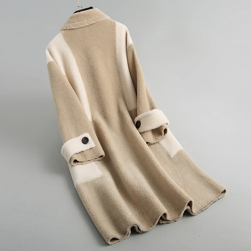 Casacas para mujer invierno, новинка 2020, Настоящая Шерсть, шуба, теплая замша, Вельветовая подкладка, женские длинные куртки, manteau femme LX2098 Casacas para mujer invierno, новинка 2020, Настоящая Шерсть, шуба, теплая замша, Вельветовая подкладка, женские длинные куртки, manteau femme LX2098
