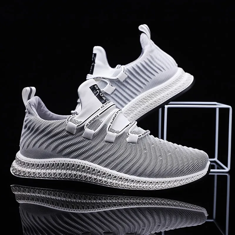 

Supply of Goods 2019 Spring And Summer New Style MEN'S Shoes Trend 4D Fly Woven Athletic Shoes Casual Board Shoes Breathable Run