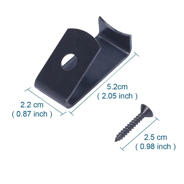 12Db Virágok Polc Tálca Falra Szerelt Klipek Növényi Edények Horogja Tartsa 5 ” - 8” Edényt - Image 2