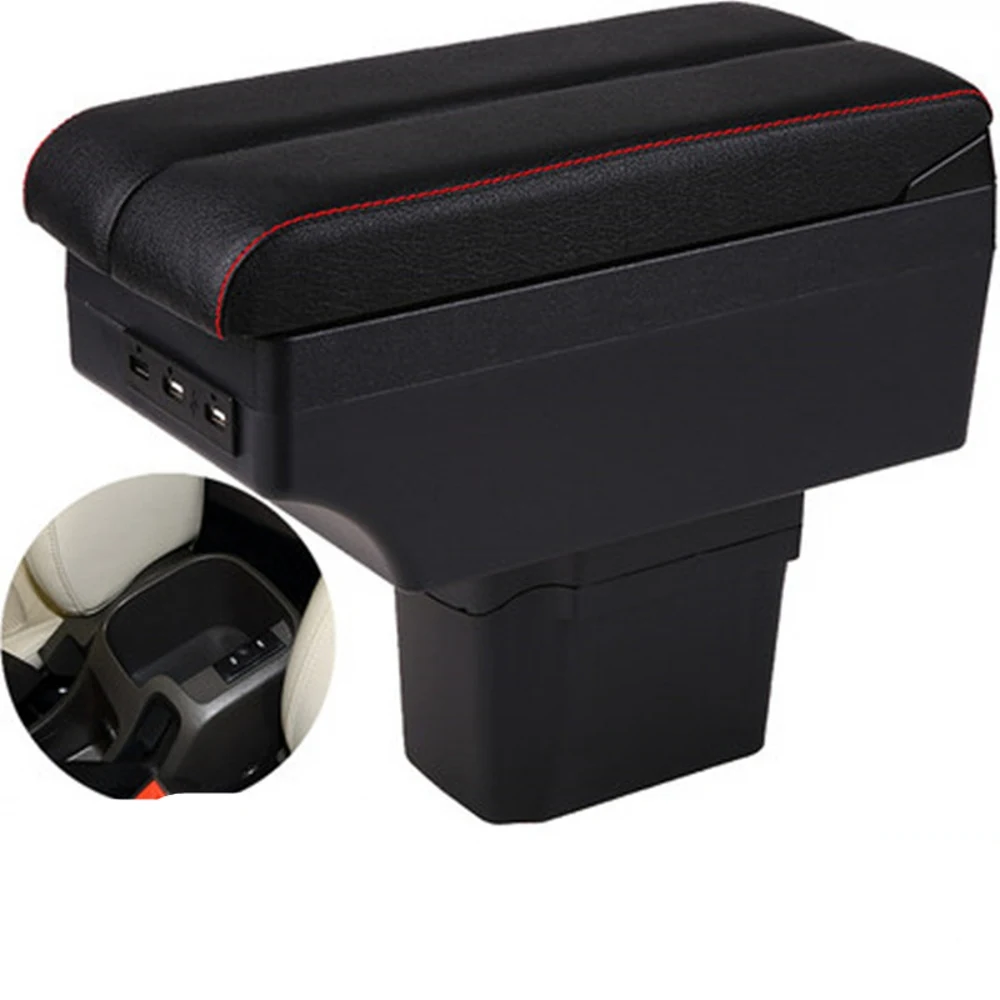 

For Chevrolet Cruze Armrest Box Elbow Rest Center Console Storage with Phone Charging USB Interface Cup Holder