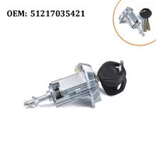 

51217035421 Car left front door lock Cylinder Replacement with 2Keys for X3 X5 2000-2006