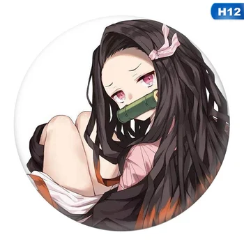 

Anime Demon Slayer Kimetsu No Yaiba Badge Trendy Brooch Collection Breastpin For Backpacks Clothes Decor