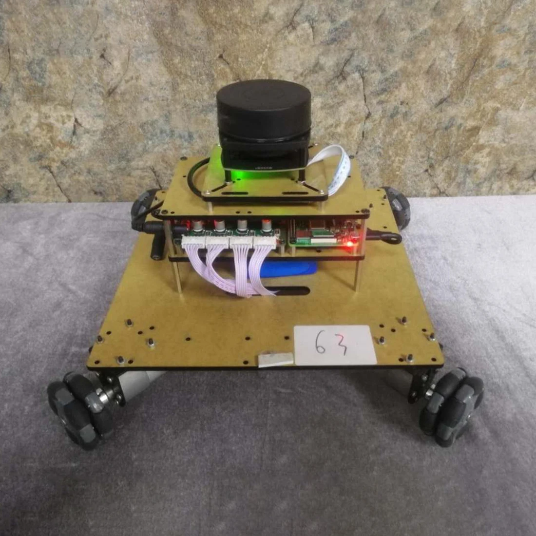  Smart Intelligent Programmable Robot Operating System Ailibot Omnidirectional Robot Car Kit For Tea - 4000237881277